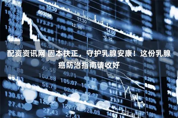 配资资讯网 固本扶正，守护乳腺安康！这份乳腺癌防治指南请收好