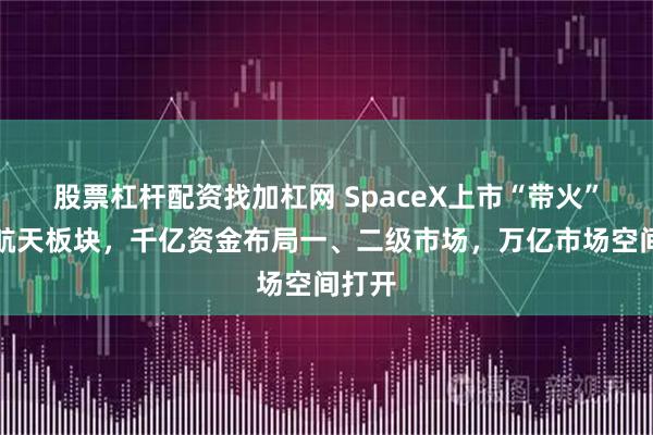 股票杠杆配资找加杠网 SpaceX上市“带火”商业航天板块，千亿资金布局一、二级市场，万亿市场空间打开
